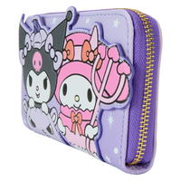 Loungefly Sanrio Kuromi & My Melody Glow Zip Around Wallet - Leo's Treasure Box