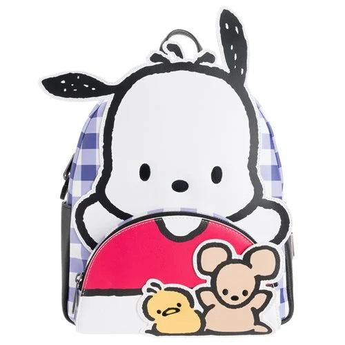 Loungefly Sanrio Pochacco Cosplay Plaid Exclusive Mini-Backpack - Leo's Treasure Box