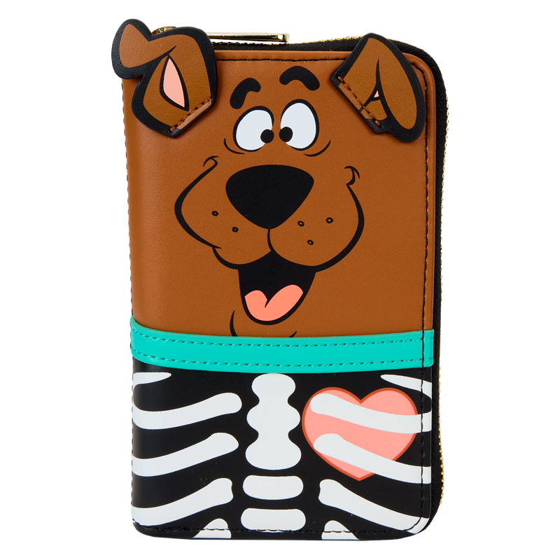 Loungefly Scooby-Doo™ Skeleton Cosplay Glow Zip Around Wallet