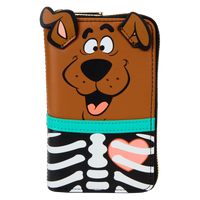 Loungefly Scooby-Doo™ Skeleton Cosplay Glow Zip Around Wallet