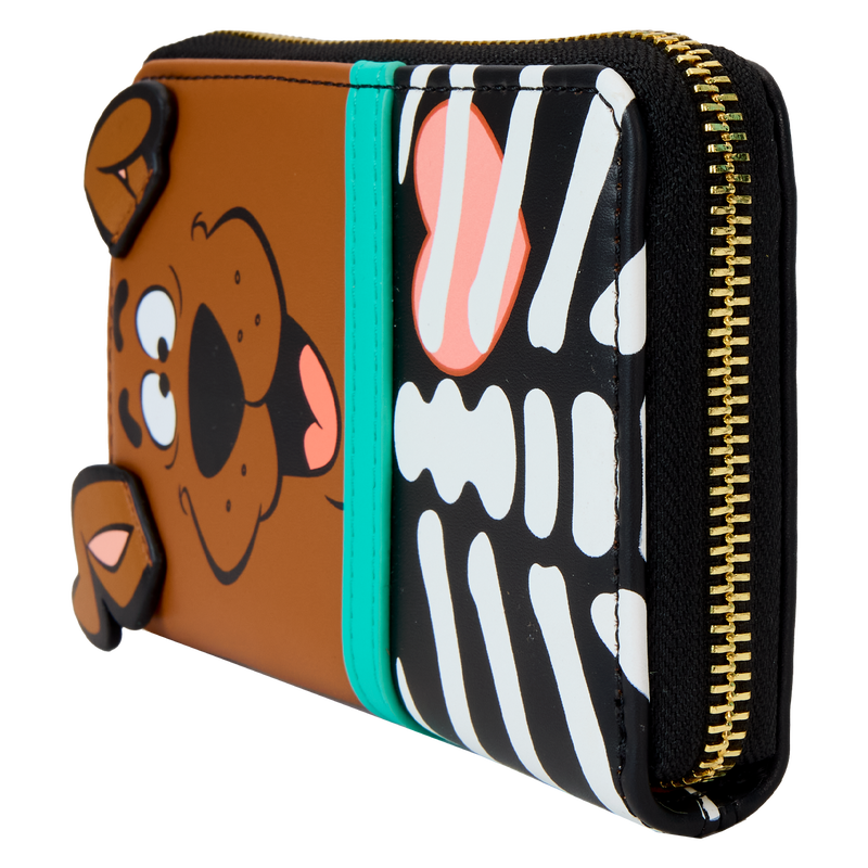 Loungefly Scooby-Doo™ Skeleton Cosplay Glow Zip Around Wallet