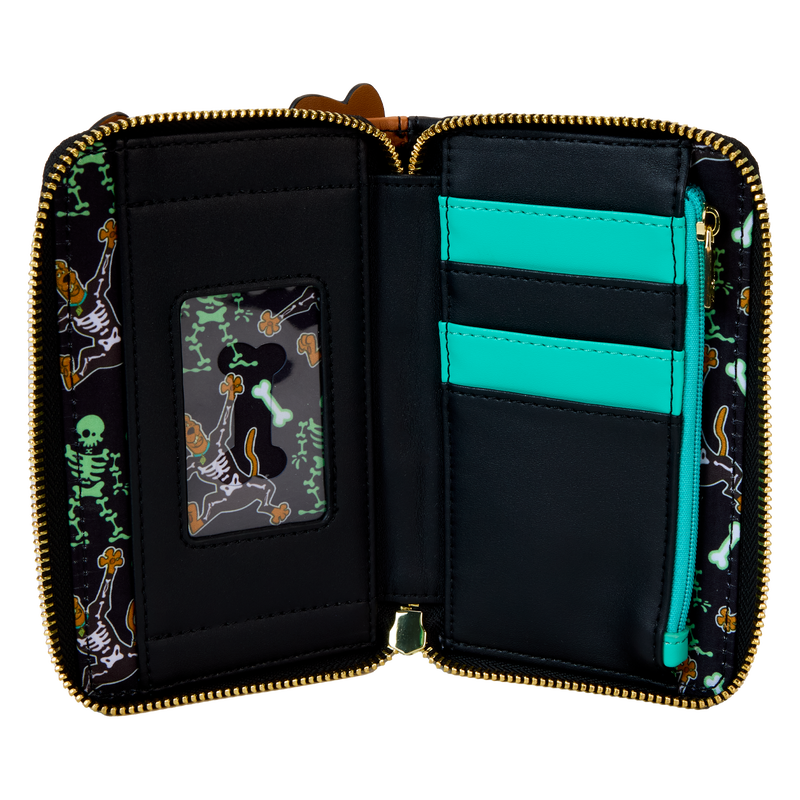 Loungefly Scooby-Doo™ Skeleton Cosplay Glow Zip Around Wallet