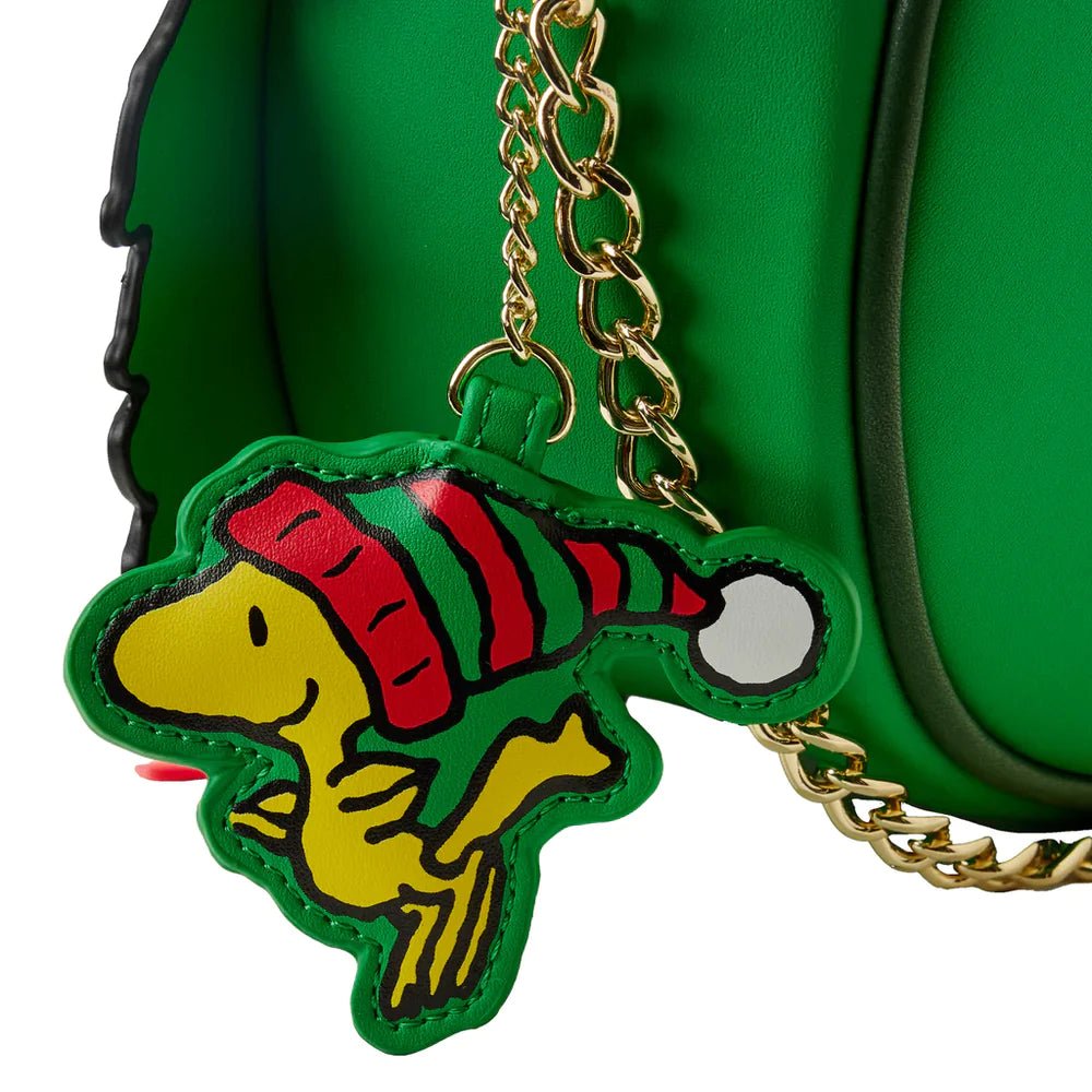 Loungefly Snoopy Woodstock Light Up Wreath Crossbody Bag - Leo's Treasure Box