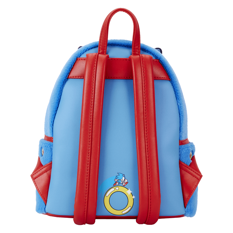 Loungefly Sonic the Hedgehog Classic Cosplay Plush Mini Backpack - Leo's Treasure Box