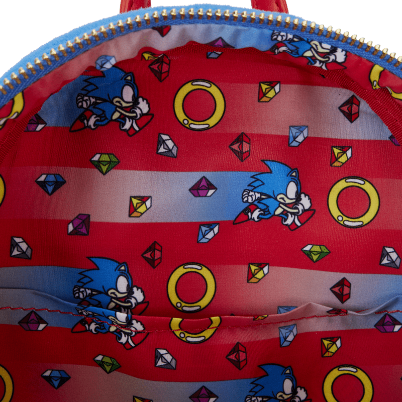 Loungefly Sonic the Hedgehog Classic Cosplay Plush Mini Backpack - Leo's Treasure Box