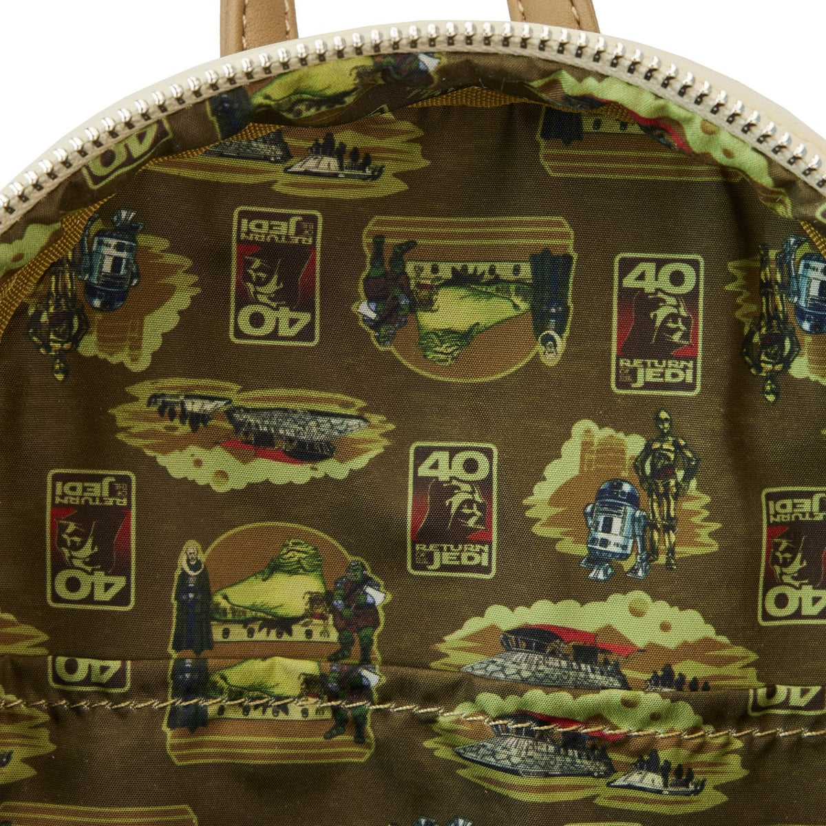 Loungefly Star Wars  Return Of The Jedi 40th Anniversary Jabba's Palace Mini Backpack