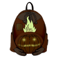 Loungefly Trick 'R Treat Flaming Pumpkin Head Sam Light Up Glow Mini Backpack - Leo's Treasure Box
