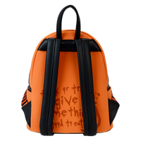 Loungefly Trick 'R Treat Flaming Pumpkin Head Sam Light Up Glow Mini Backpack - Leo's Treasure Box