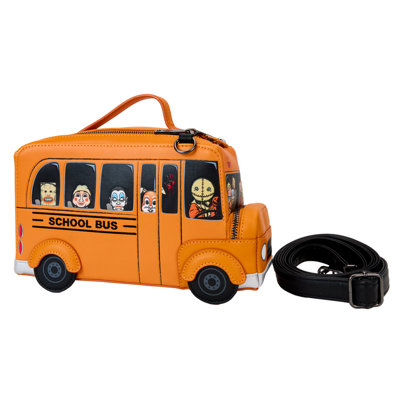 Loungefly Trick 'R Treat School Bus Mobile Figural Crossbody Bag