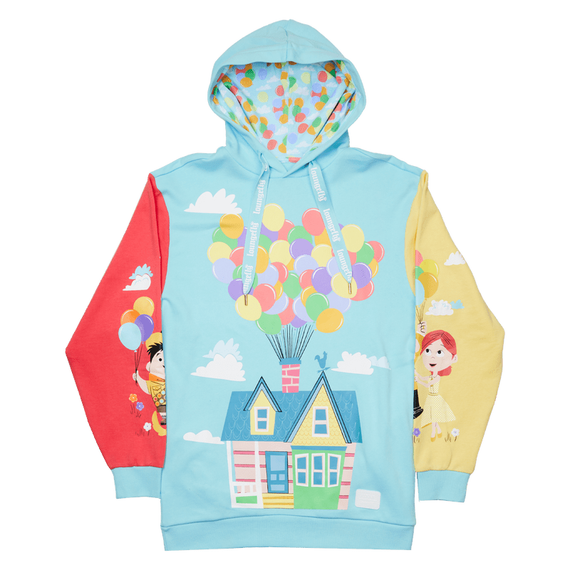 Loungefly Up 15th Anniversary Color Block Unisex Hoodie - Leo's Treasure Box
