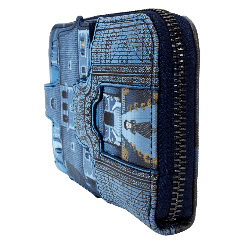 Loungefly Wednesday Nevermore Academy Castle Zip Around Wallet - Leo's Treasure Box