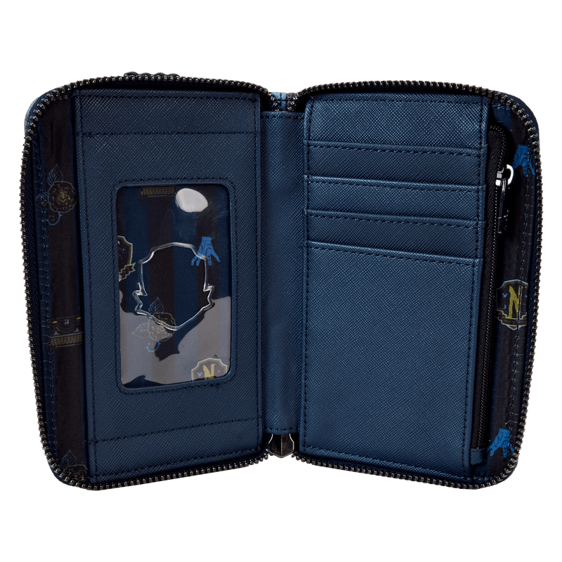 Loungefly Wednesday Nevermore Academy Castle Zip Around Wallet - Leo's Treasure Box