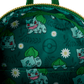 Cute Bulbasaur plush backpack inspired by the Pokémon series

