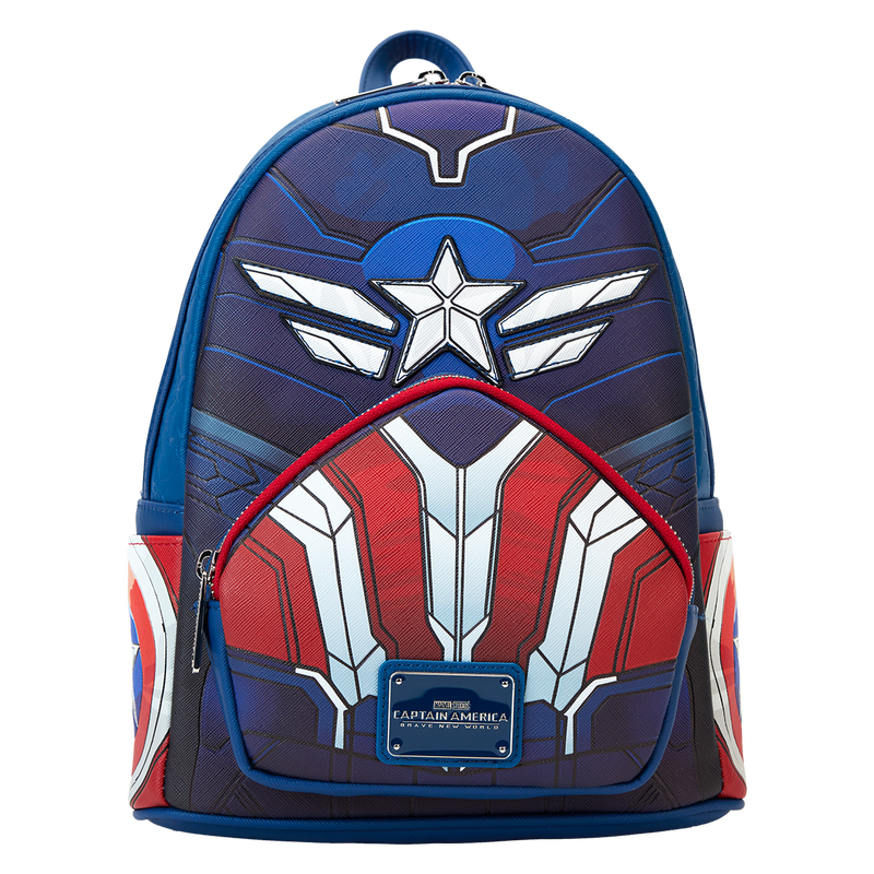 Loungefly mini backpack featuring Captain America from Marvel’s Brave New World

