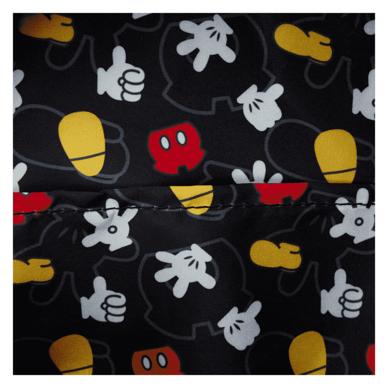 Corduroy Mickey Mouse cosplay Loungefly mini backpack with iconic character-inspired look