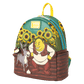 Shrek and Donkey illustrated on a floral sunflower background backpack

