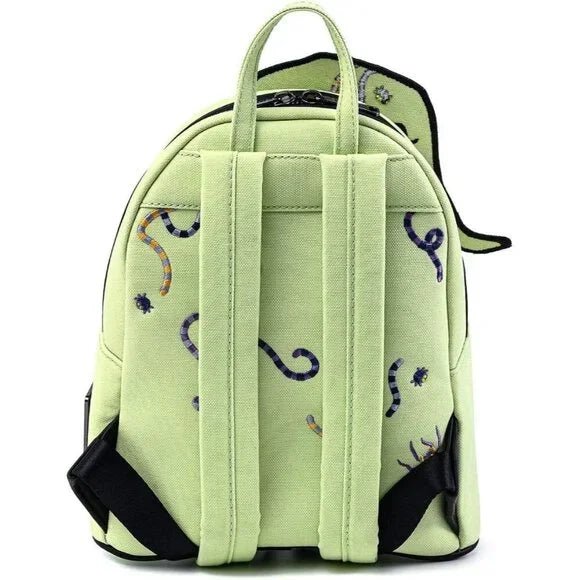 Disney Oogie Boogie backpack adorned with crawling insects and stitched design

