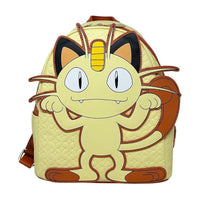 Backpack with a cartoon character design on a white background