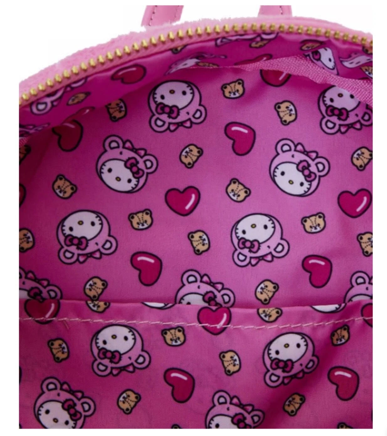 Loungefly Sanrio Hello Kitty Teddy Bear Cosplay Plush Mini Backpack