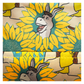 Crossbody purse depicting Shrek and Donkey in a sunny sunflower field scene

