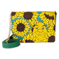 Loungefly crossbody bag featuring Shrek and Donkey in a bright sunflower field


