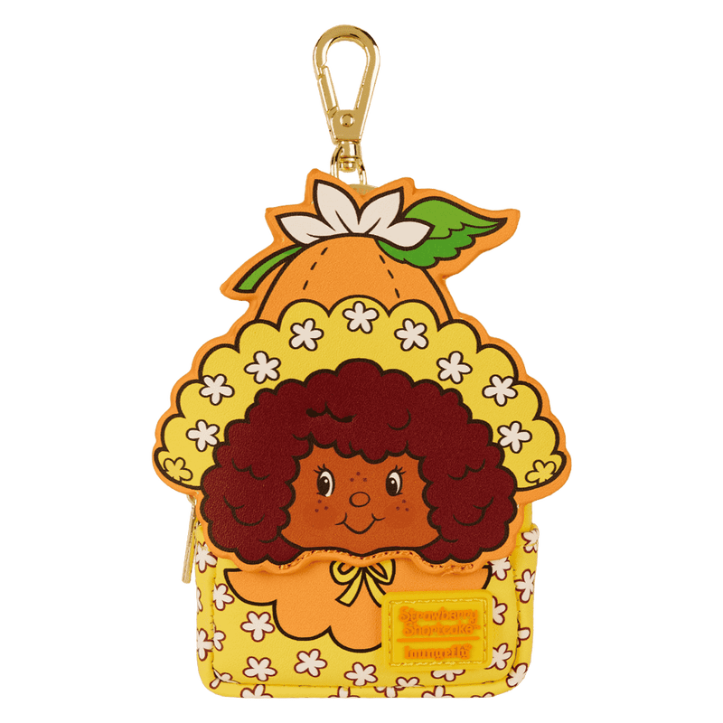 Keychain with cartoon character design on a white background
