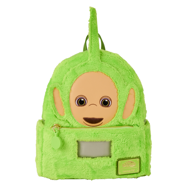 Loungefly Teletubbies Dipsy plush cosplay mini backpack with light up antenna feature