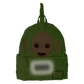 Green Dipsy Teletubbies Loungefly cosplay backpack styled in soft plush design