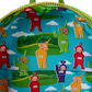 Loungefly Teletubbies Dipsy character-inspired mini backpack with light up feature