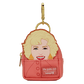 Keychain with a face design on a white background