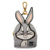 Keychain with cartoon character face on a white background