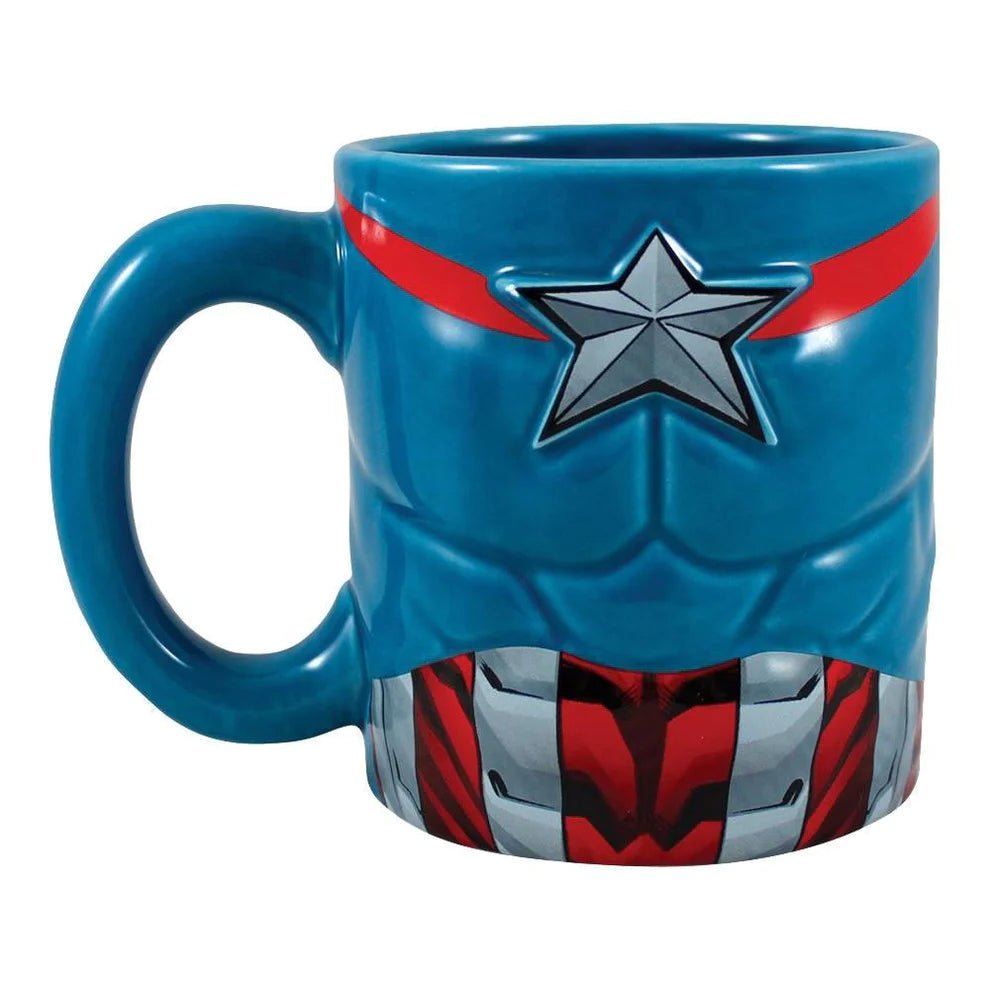 Marvel Captain America 20 oz Sculpted Ceramic Mug - Leo's Treasure Box