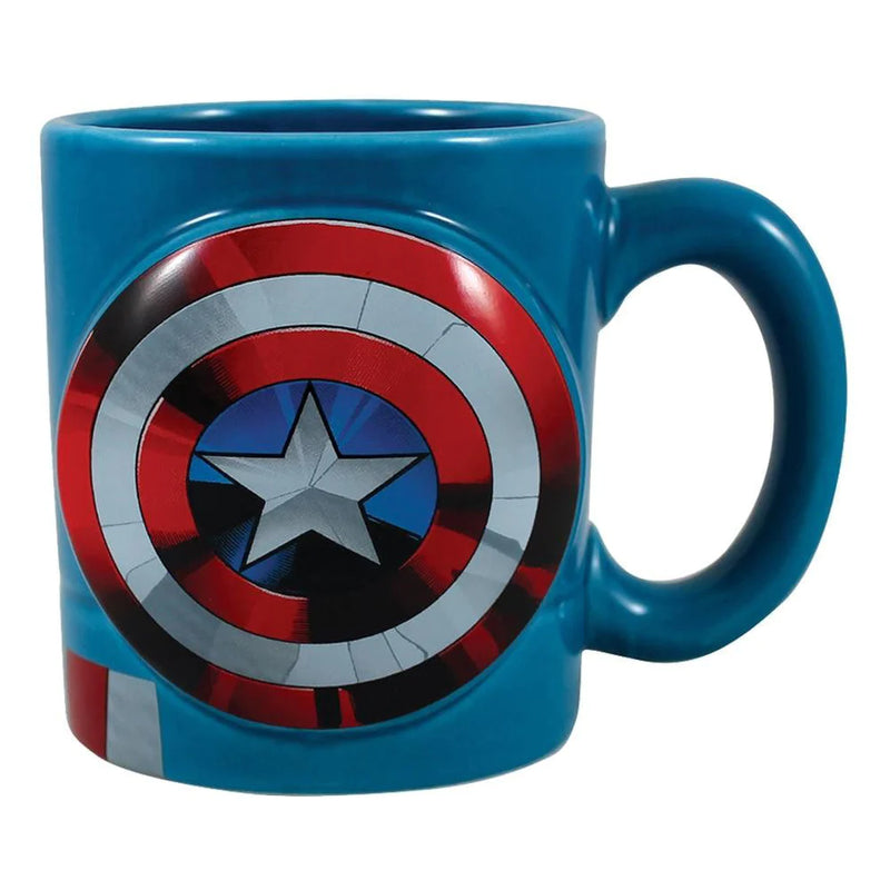 Marvel Captain America 20 oz Sculpted Ceramic Mug
