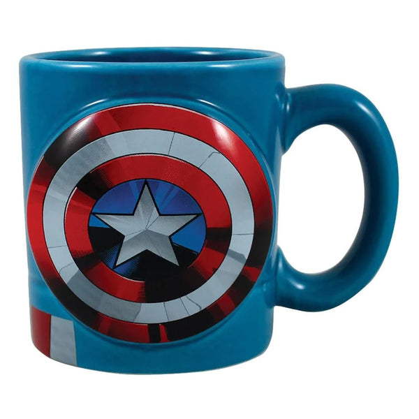 Marvel Captain America 20 oz Sculpted Ceramic Mug - Leo's Treasure Box