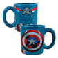 Marvel Captain America 20 oz Sculpted Ceramic Mug - Leo's Treasure Box