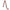 Lanyard with red and black pattern on a white background