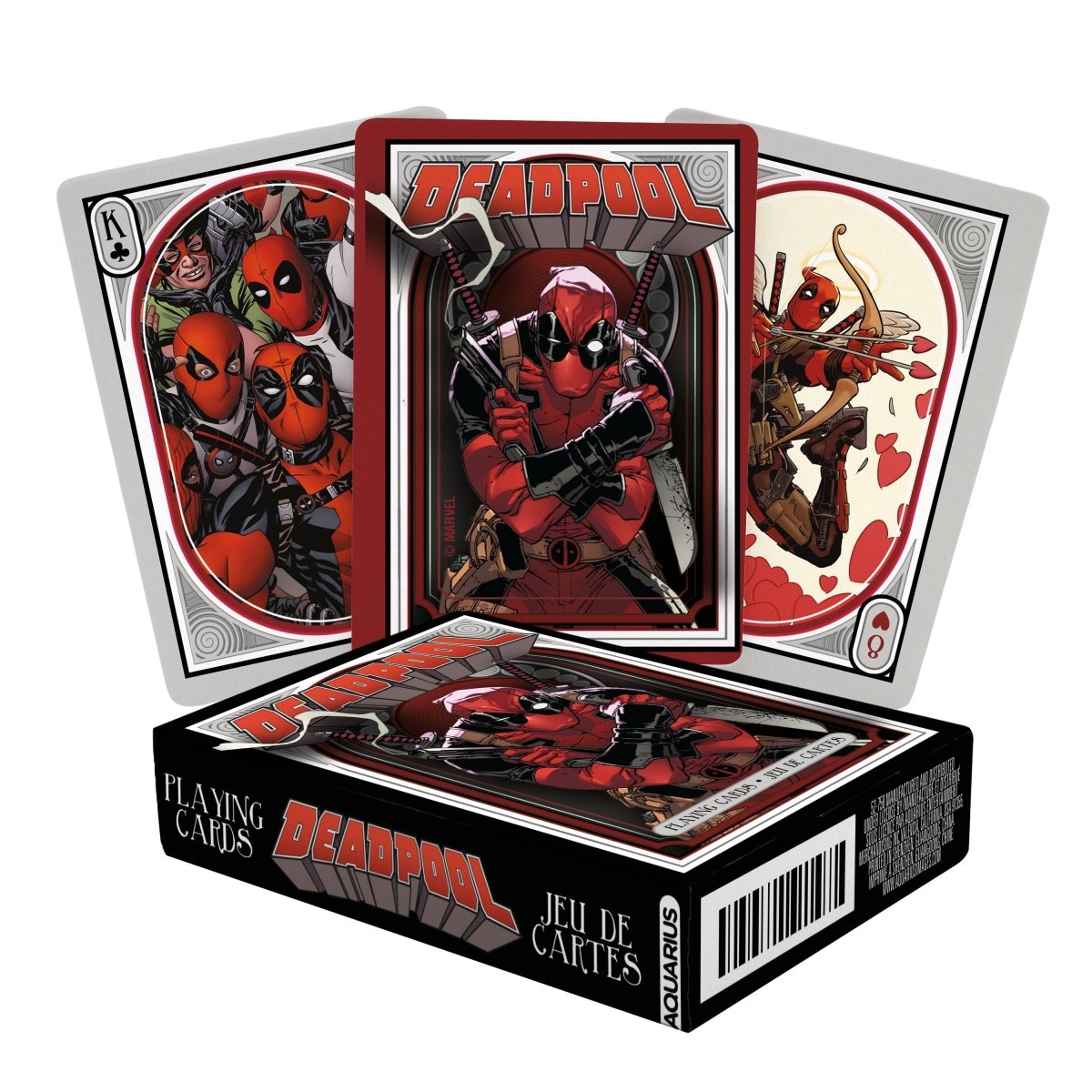 Marvel Deadpool Nouveau Playing Cards – collectible card deck for fans