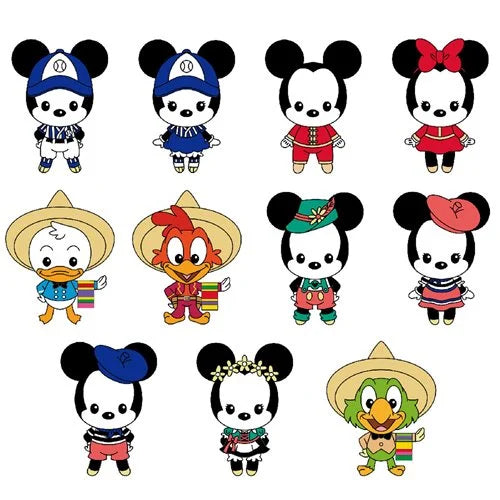 Mickey and Minnie Series 41 3D Foam Bag Clip