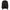 Black backpack shown from the back on a white background