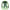 Clear backpack with green straps on a white background