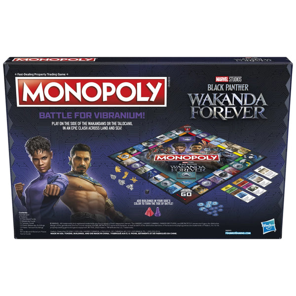 Monopoly: Marvel Studios' Black Panther: Wakanda Forever Edition Board - Leo's Treasure Box