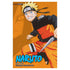 Naruto 3-in-1 manga volume cover featuring Naruto Uzumaki in his orange and black ninja outfit, holding a kunai, with the title &