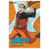 Naruto manga volume cover featuring Naruto Uzumaki in his orange and black ninja outfit, kneeling in a dynamic pose with his hand raised. The title &