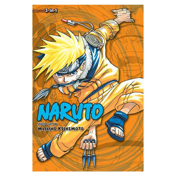 Naruto (3-in-1 Edition), Vol. 2 by Masashi  Kishimoto - Leo's Treasure Box