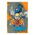 Naruto Shippuden 3-in-1 Volume 1-3 manga book cover by Masashi Kishimoto, featuring Naruto, Sasuke, and Sakura in action poses against an orange and gray background.