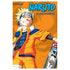 Naruto 3-in-1 manga volume cover featuring Naruto Uzumaki in his orange and blue jacket against an orange background, with the title &