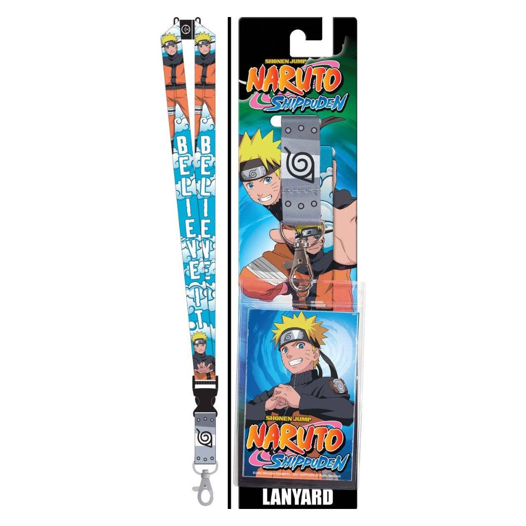 Naruto lanyard with packaging on a white background