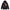 Black hoodie with graphic design on a white background