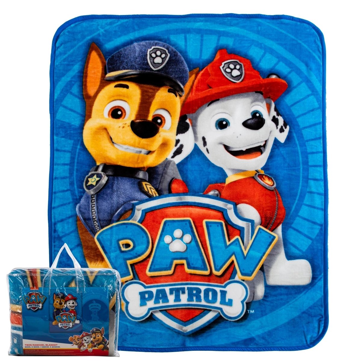 Nickelodeon Paw Patrol Twin Size 60 X 80 Blanket - Leo's Treasure Box