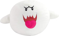 Super Mario Boo Mega 15-Inch Mocchi Mocchi Plush Pillow with soft squishy design